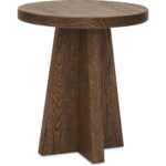 Driftwood Round End Table