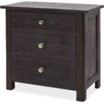 Driftwood Three-Drawer Nightstand - Image 2