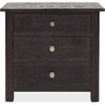Driftwood Three-Drawer Nightstand - Image 3