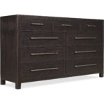 Driftwood Nine-Drawer Dresser
