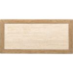 Driftwood One-Drawer Nightstand with Stone - Image 3
