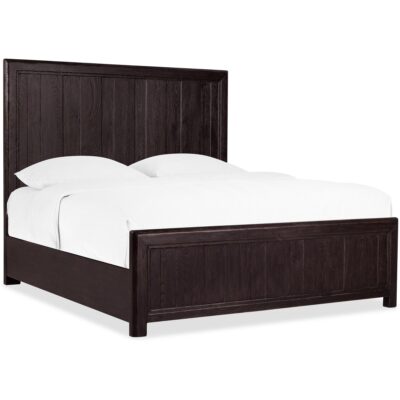 Driftwood King Panel Bed