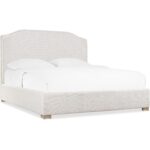 Driftwood King Upholstered Bed