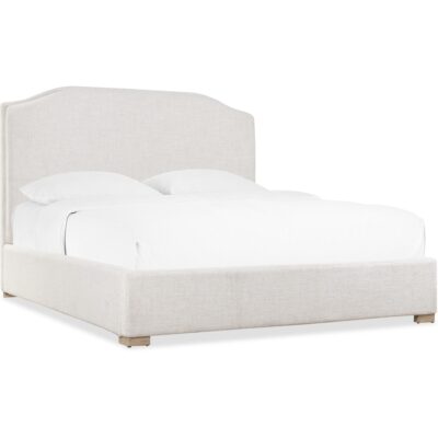 Driftwood King Upholstered Bed