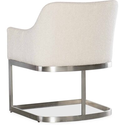 Alternative view of Modern Mood Upholstered Arm Chair w/Metal Base