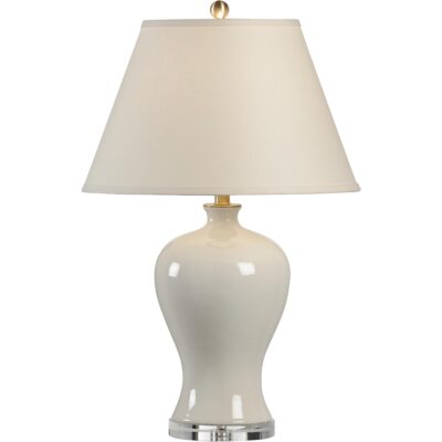 Columbus Vase Lamp - Cream