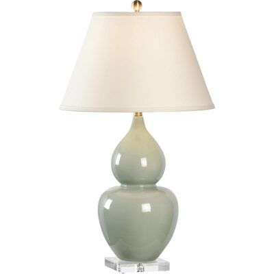 Fulton Vase Lamp - Green