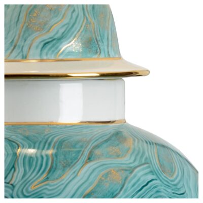 Alternative view of Green Marblized Lamp