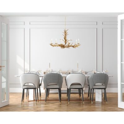 Alternative view of Laurel Sunburst Chandelier