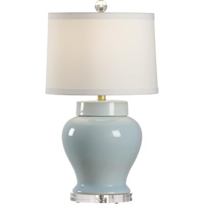 Lumberton Vase Lamp - Blue