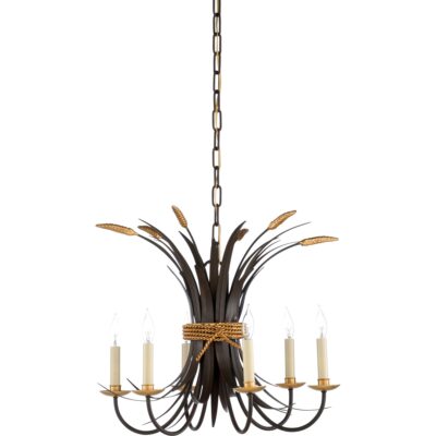 Wheat Chandelier - Bronze