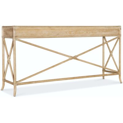 Alternative view of Retreat Pole Rattan Console