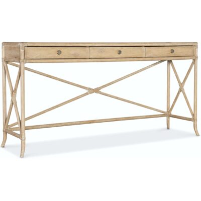 Retreat Pole Rattan Console