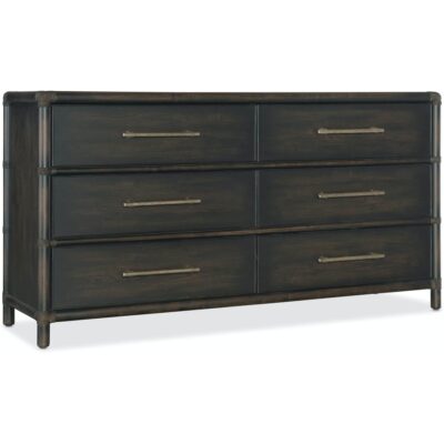 Retreat Pole Rattan Dresser