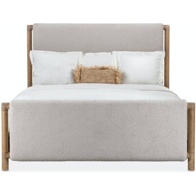 Alternative view of Retreat King Upholstered Panel Bed