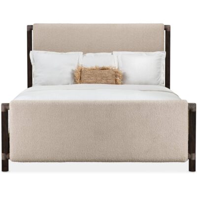 Alternative view of Retreat King Upholstered Panel Bed