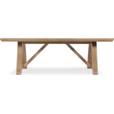 Alternative view of Vineyard Row Rectangle Dining Table with Two 20-inch Leaves