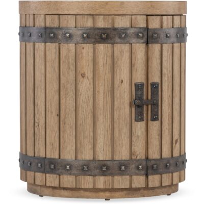 Vineyard Row Wine Barrel End Table