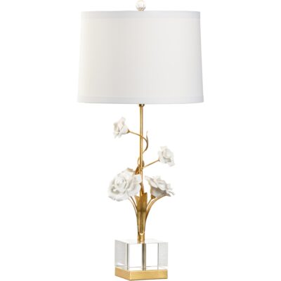 Large Rose Lamp
