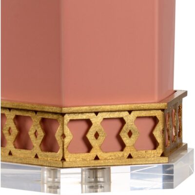 Alternative view of Miriam Table Lamp - Coral