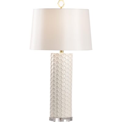 April Honeycomb Lamp - White