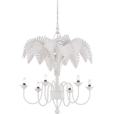 Fern Chandelier - White
