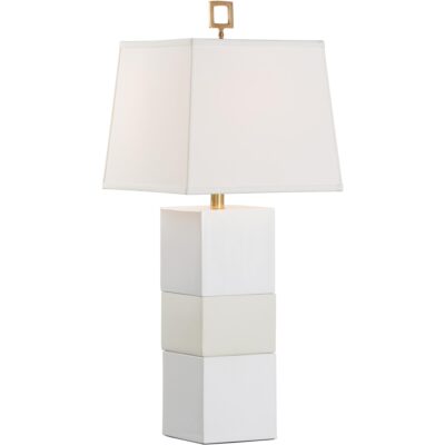 Banded Lamp - White