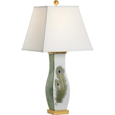 Peacock Feather Lamp