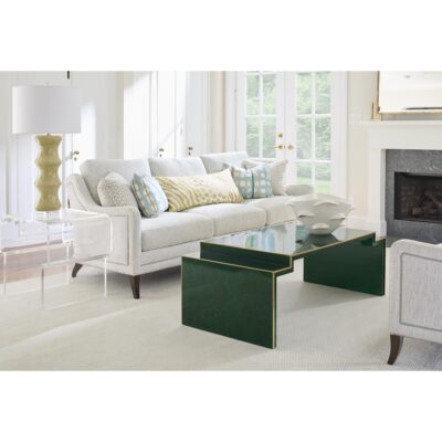 Alternative view of Shelbourne Lamp - Green