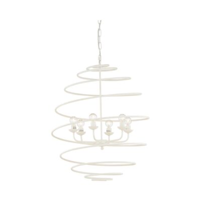 Spyral Chandelier - White