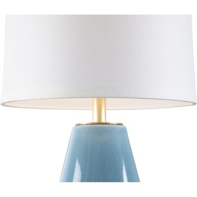 Alternative view of St Michael Lamp - Light Blue