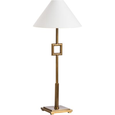 Alternative view of Overhill Table Lamp - Aged Brass