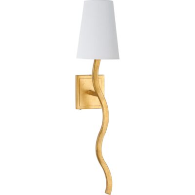Alternative view of Sway Sconce-Gold Leaf (Left)