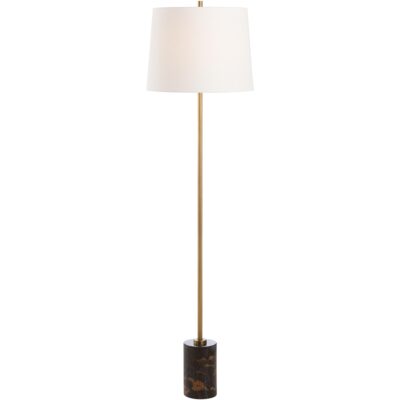 Lambeth Floor Lamp - Brown Marble