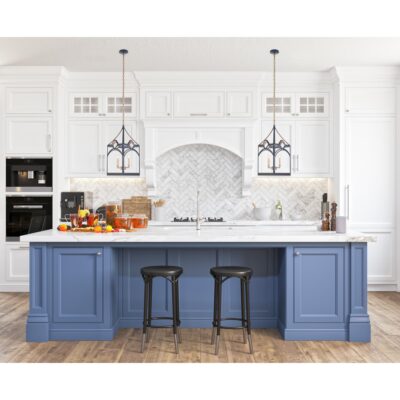 Alternative view of Quatrefoil Lantern - Navy