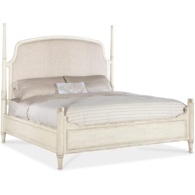 Alternative view of Americana King Upholstered Poster Bed