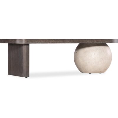 Alternative view of Commerce and Market Gibbons Cocktail Bench