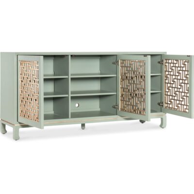 Alternative view of Commerce and Market Trellis Enertainment Credenza