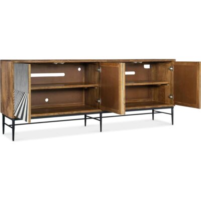 Alternative view of Commerce and Market Linear Perspective Credenza