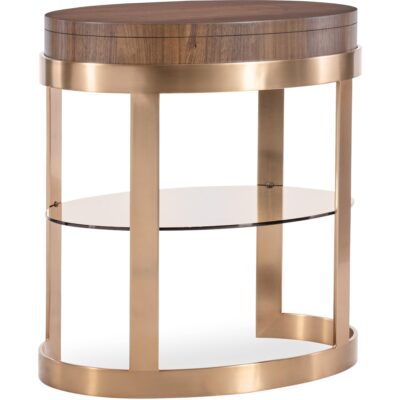 Alternative view of Eleana Oval Nightstand