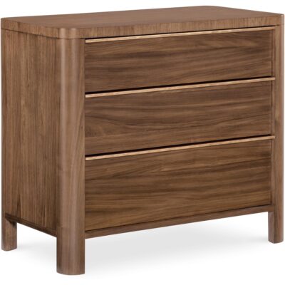 Eleana Three Drawer Nightstand