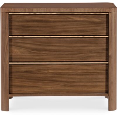 Alternative view of Eleana Three Drawer Nightstand