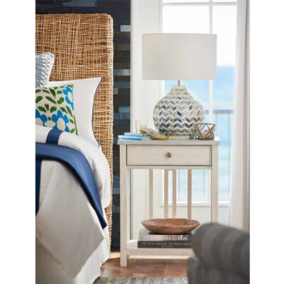 Alternative view of Escape-Coastal Living Bedside Table with Stone Top