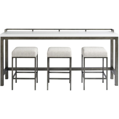 Curated Essence Console Table with Stools