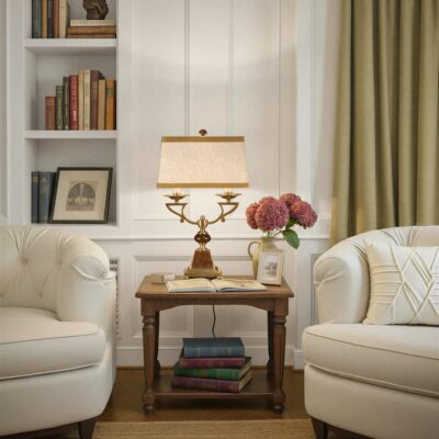 Alternative view of Double Candle Lamp