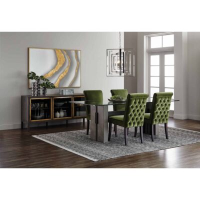 Alternative view of Gold Abyss (Set Of 2) - 40" X 60" - Gold Floater Frame