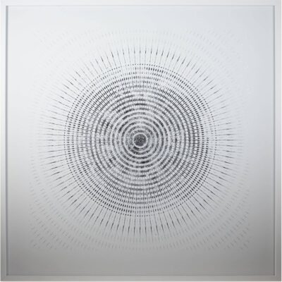 Galaxy - 48" X 48" - White Frame