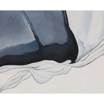 Alternative view of Glacial Rock - 48" X 72" - Black Floater Frame