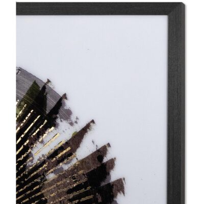 Alternative view of Seeing Green - 41" X 41" - Charcoal Frame