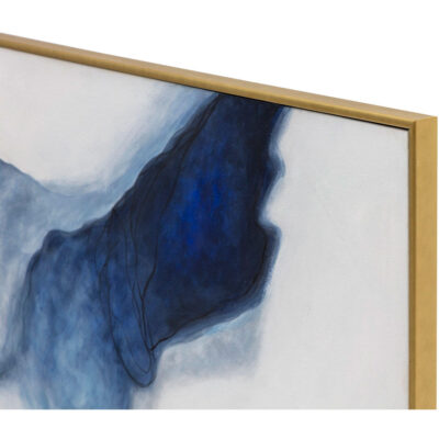 Alternative view of Cool Embrace - 60" X 40" - Gold Floater Frame